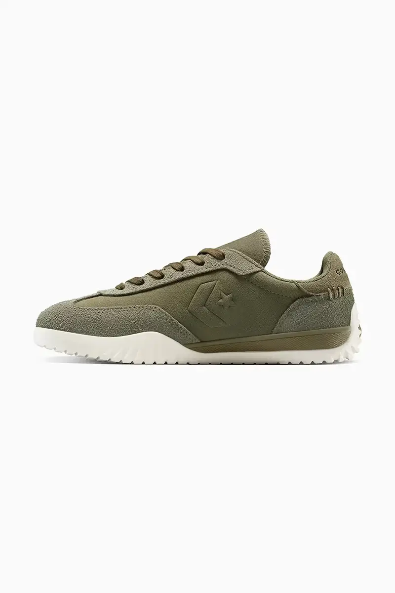 sneakers in camoscio Run Star Trainer colore verde A13057C miniatura 5