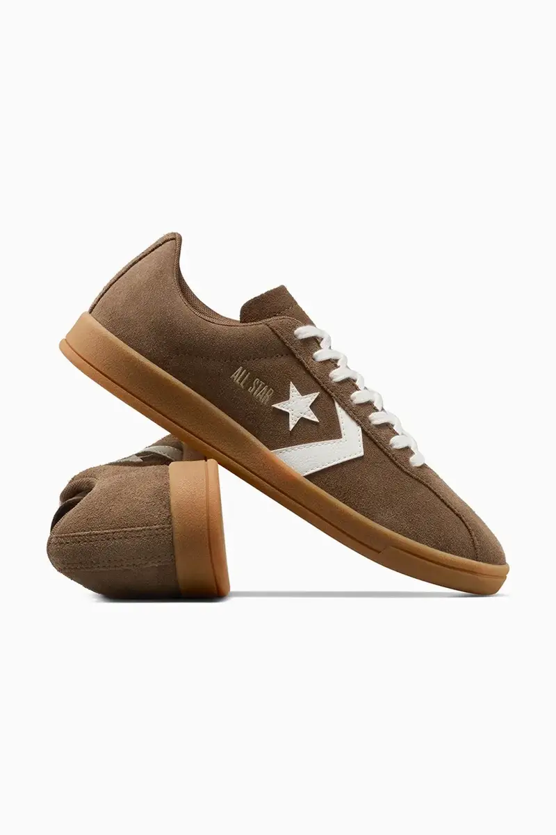 sneakers in pelle All Star Classic Trainer colore marrone A16396C miniatura 4