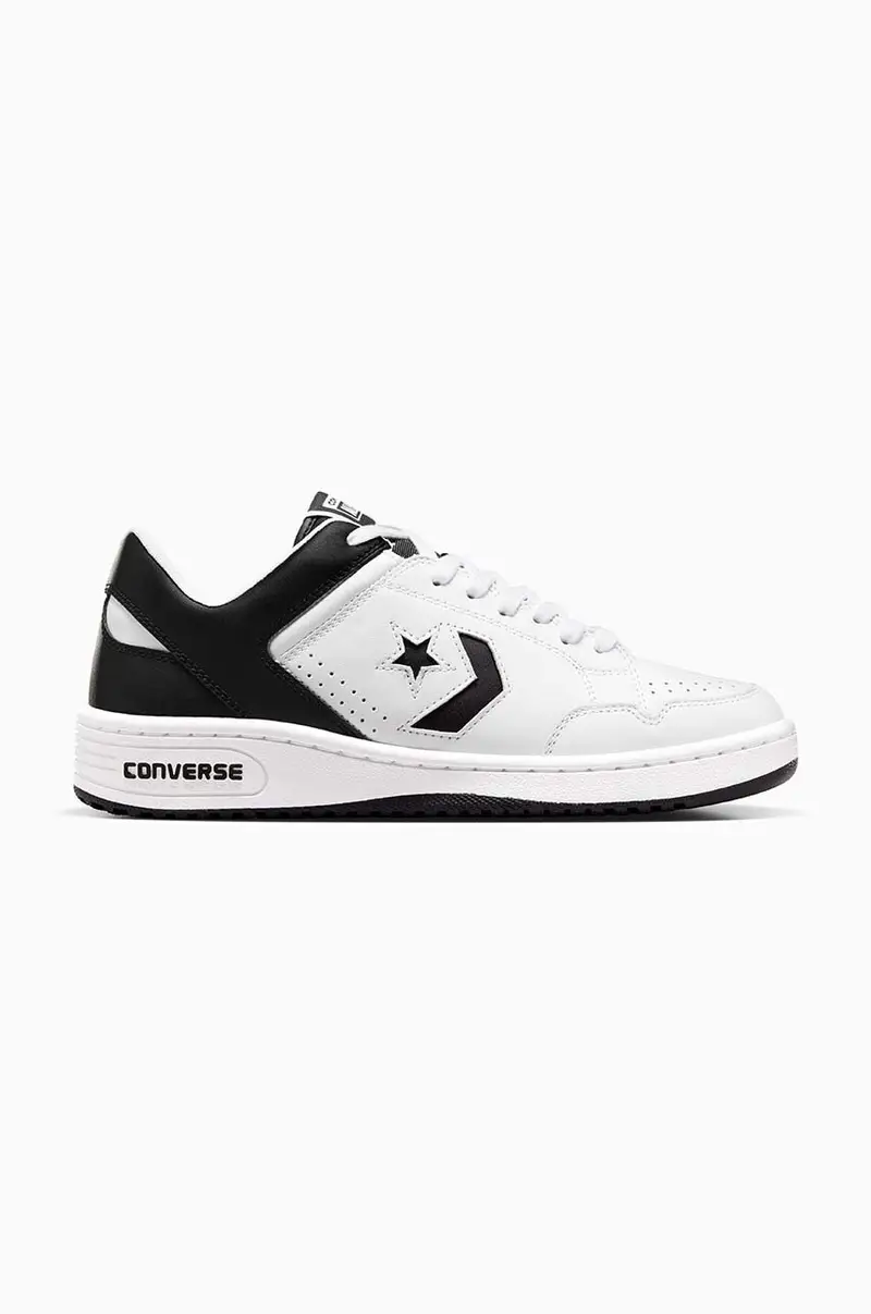 sneakers in pelle Converse Weapon Leather colore bianco A10203C