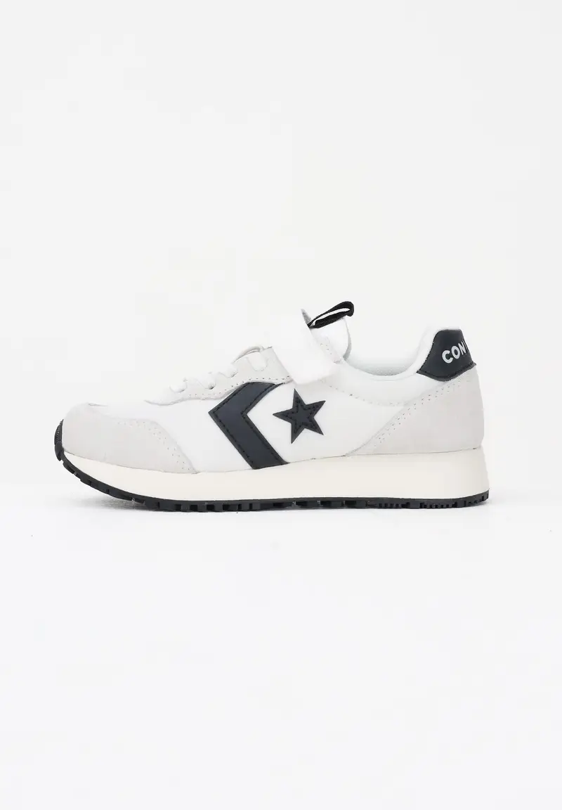 CONVERSE Sneakers Omega Trainer Easy-On bianche per bambino e bambina