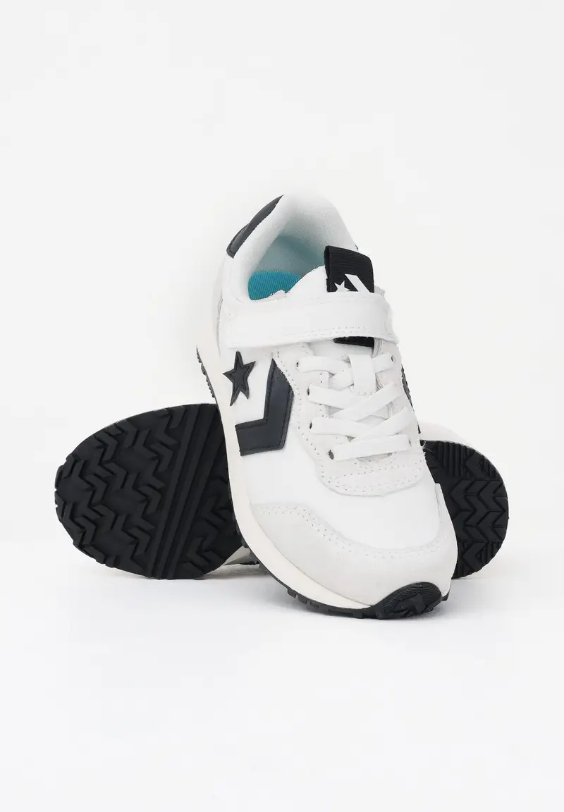 CONVERSE Sneakers Omega Trainer Easy-On bianche per bambino e bambina miniatura 3