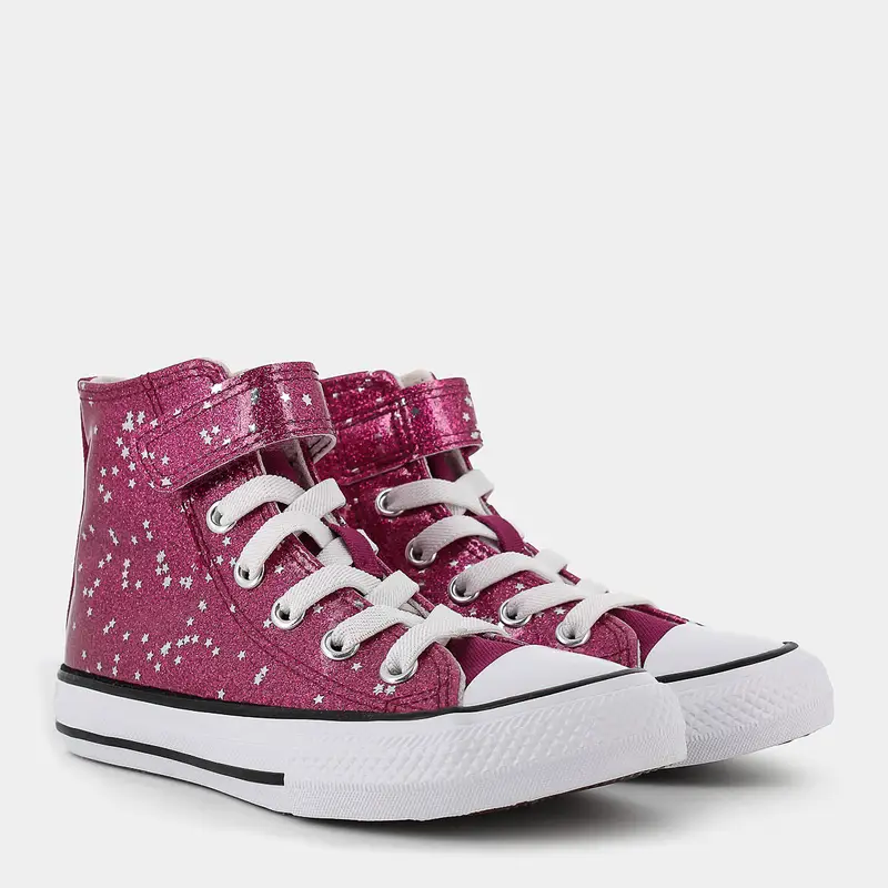 Sportive Converse da Bambina, fucsia miniatura 2