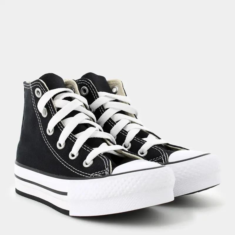 Sportive Converse da Bambina, nero miniatura 2