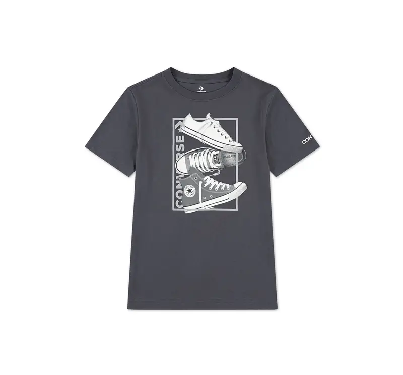 Converse T-shirt Grigio 4026313