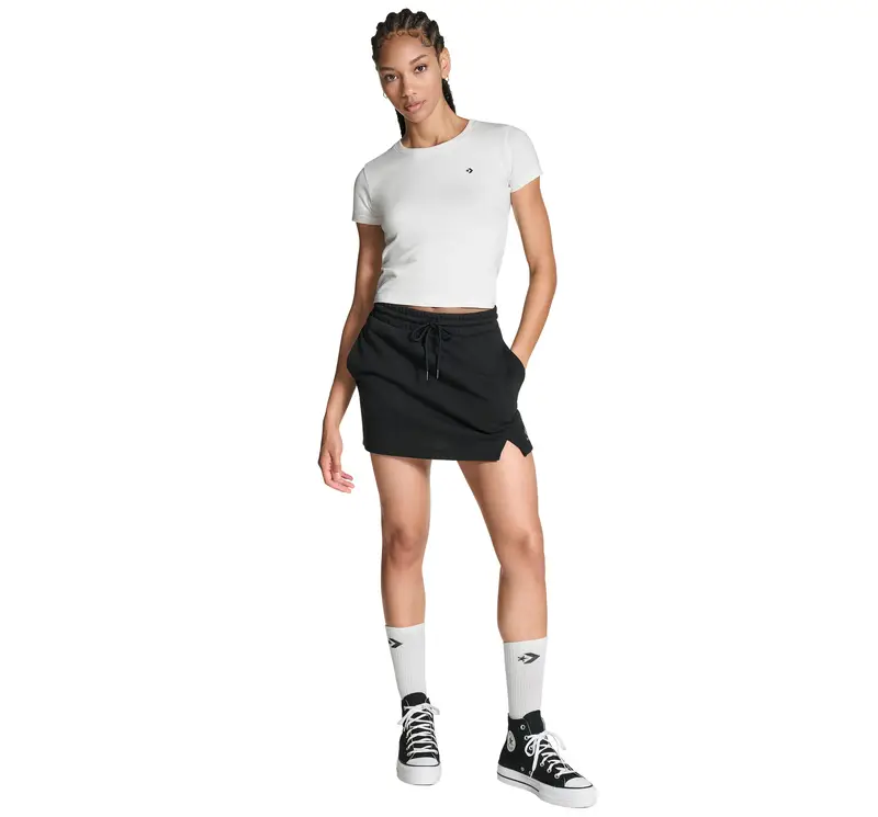 Converse T-shirt Donna Bianco 4026916