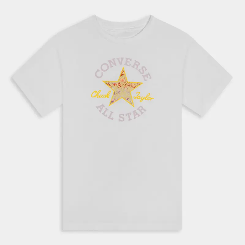 Converse T-shirt Donna Bianco 2501798