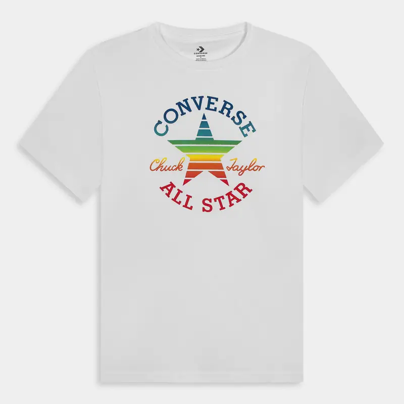 Converse T-shirt Donna Bianco 2501799