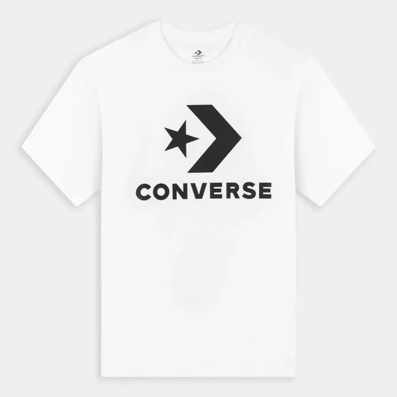 Converse T-shirt Donna Bianco 4059992