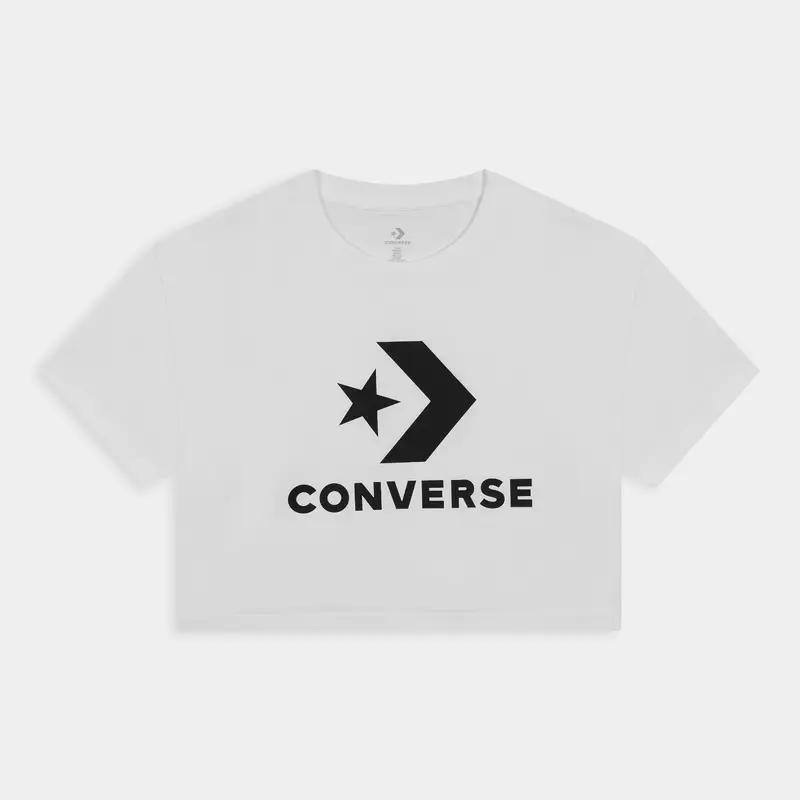 Converse T-shirt Donna Bianco 2502237