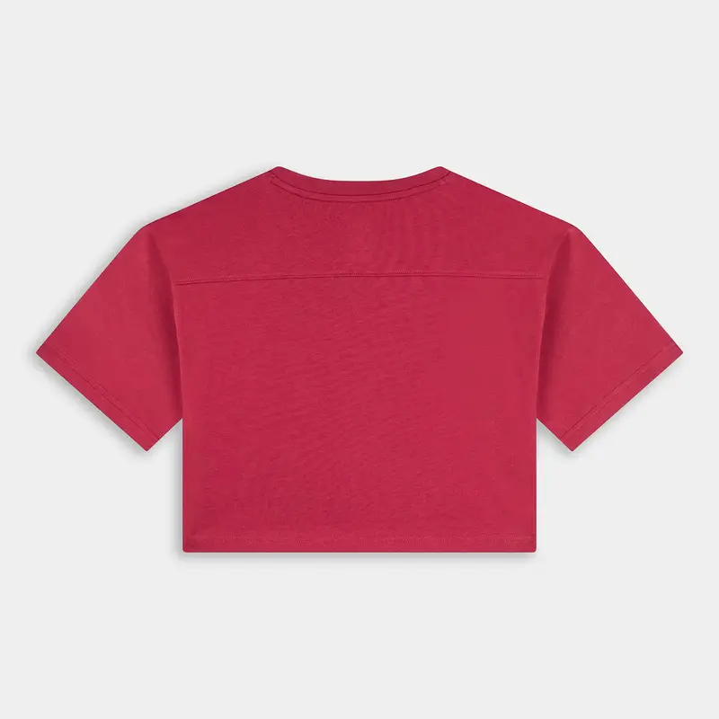 Converse T-shirt Donna Bordeaux 3416176 miniatura 2