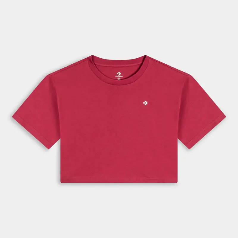 Converse T-shirt Donna Bordeaux 3416176