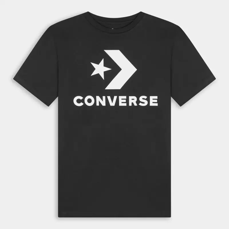 Converse T-shirt Uomo Nero 3750864