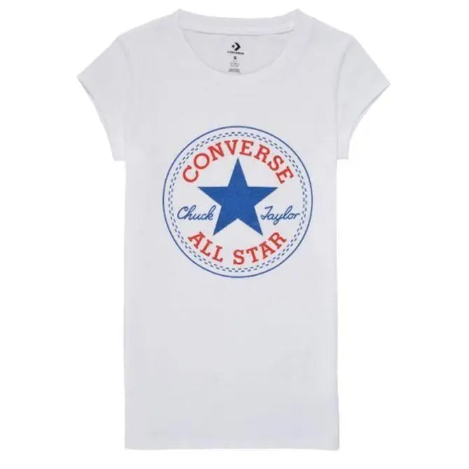 Converse T-shirt Bianco 4028443
