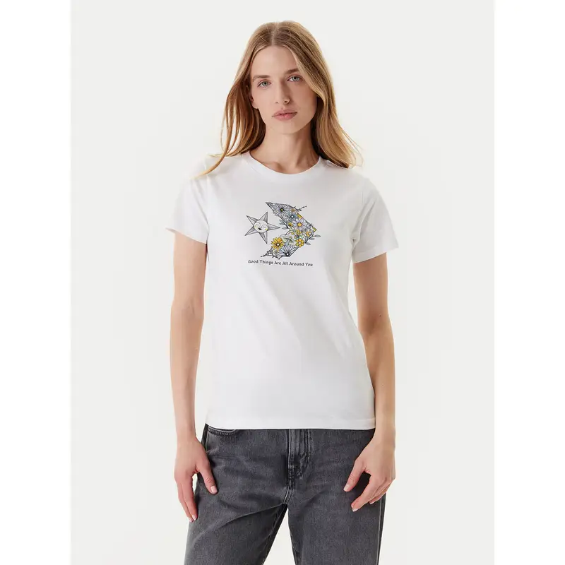 Converse T-shirt Bianco 3359353