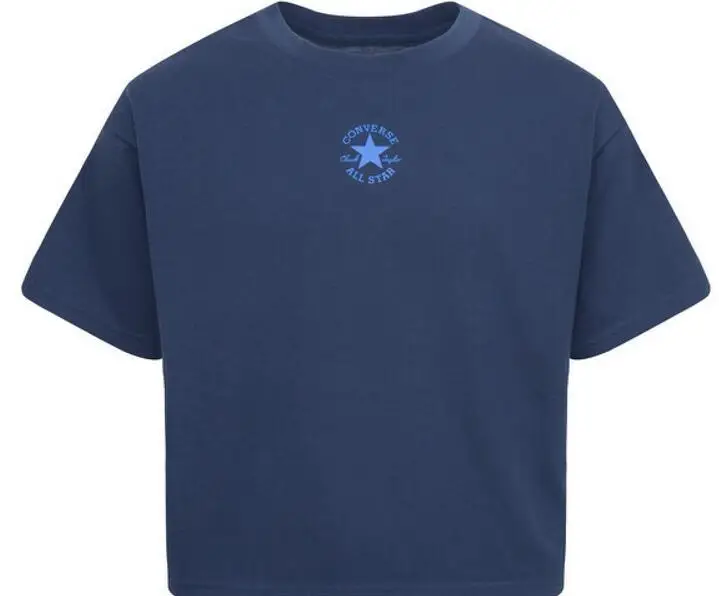 Converse T-shirt Ragazza Blu 2919356