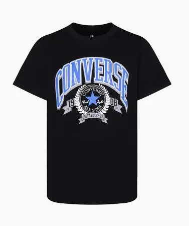 Converse T-shirt Ragazzo Nero 2922638