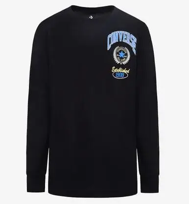 Converse T-shirt Ragazzo Nero 2927122