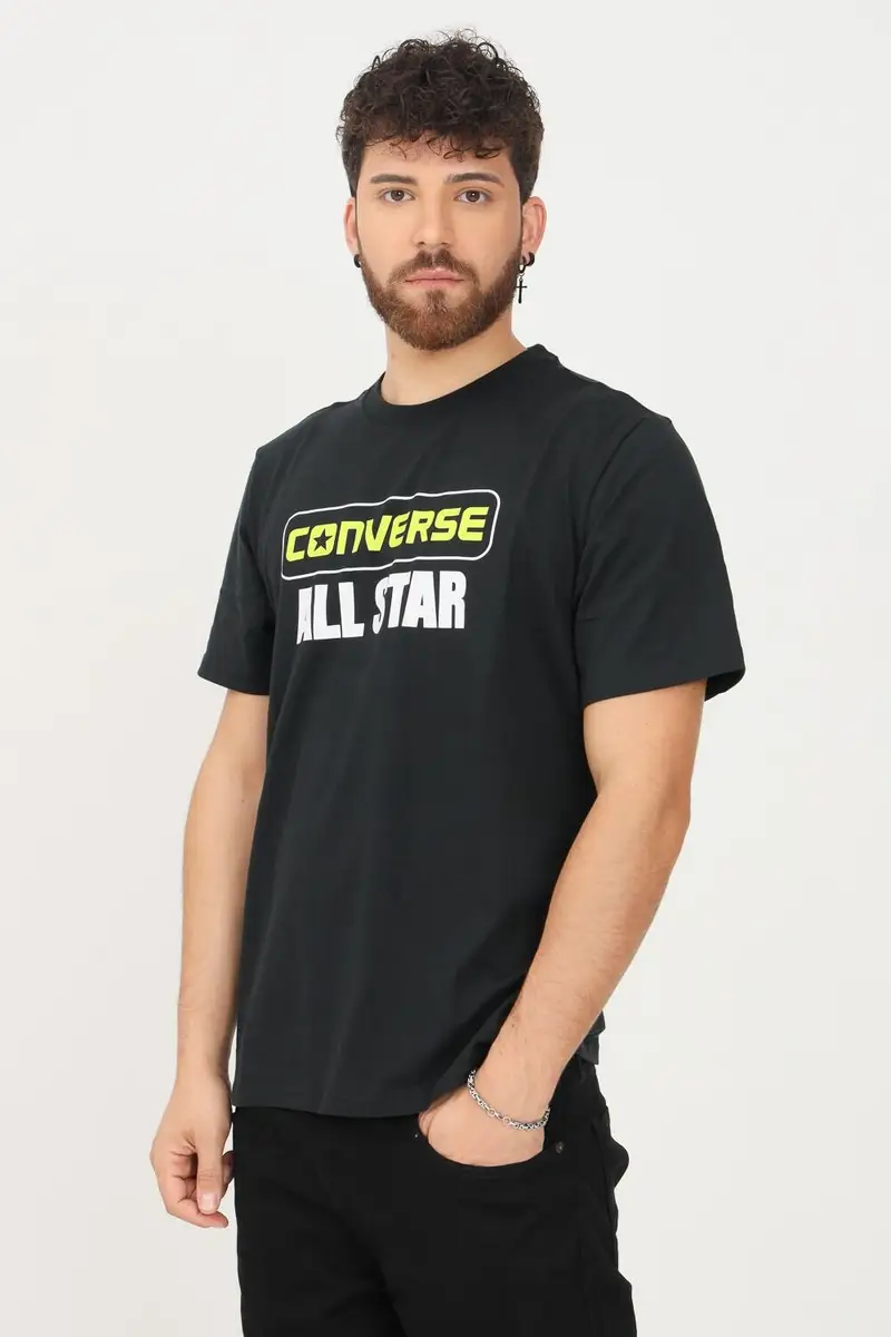 Converse T-shirt Uomo Nero 2939415