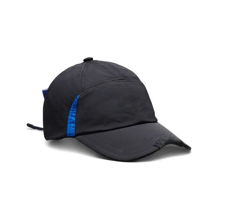 X Adererror Six-Panel Hat Cappello in Nero Nero Converse