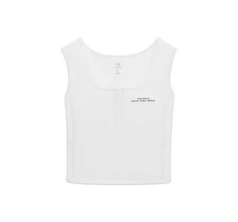 X Feng Chen Wang Tank Canotta da Donna in Bianco