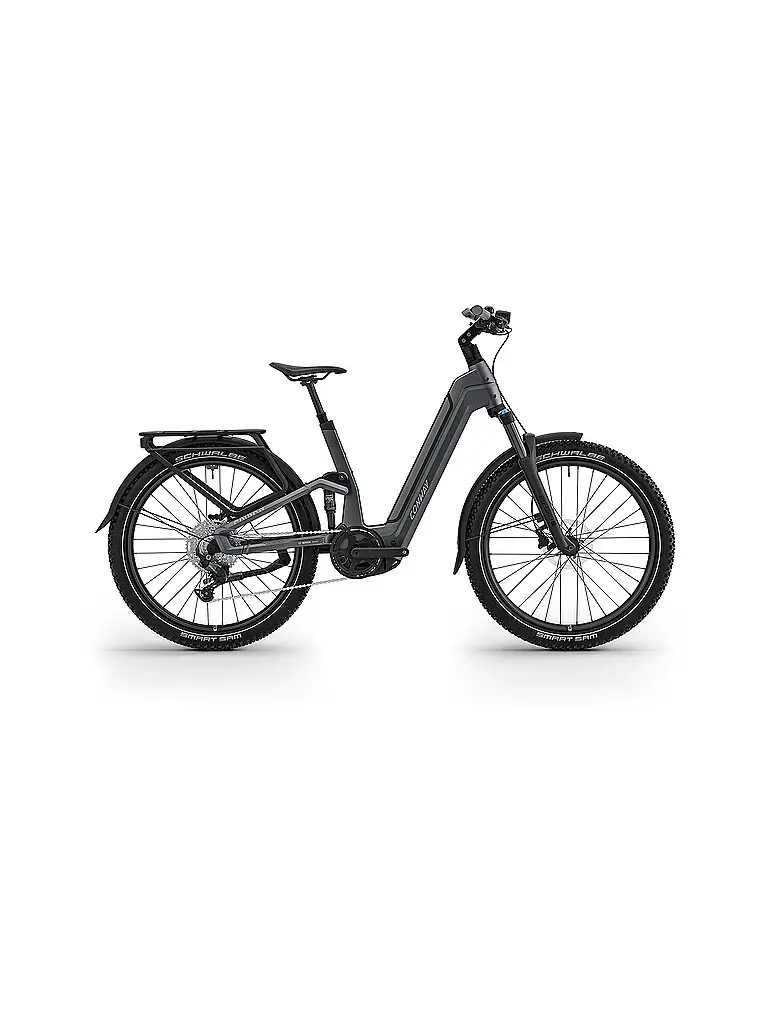 E-Bike Cairon C FS 2 0 800 SUV (Telaio Basso) grigio | S