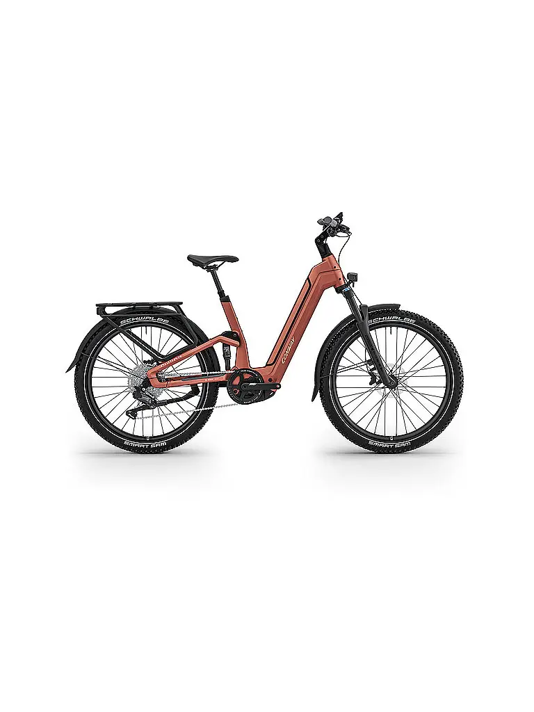 E-Bike Cairon SUV FS 6 0 Auto (Telaio Basso) rosso | S