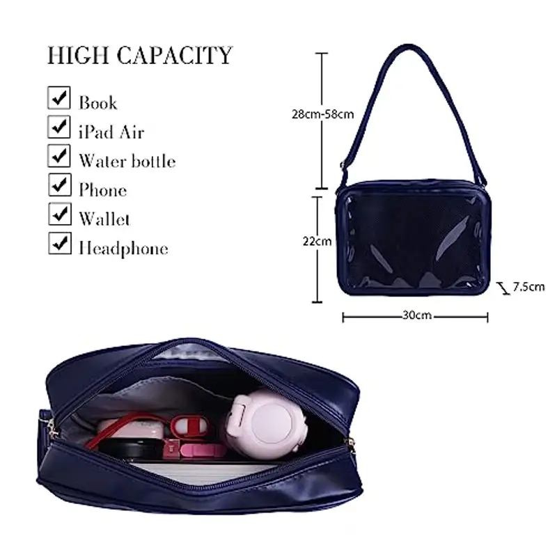 CoolChange Borsa a tracolla Blu 2097731 miniatura 3