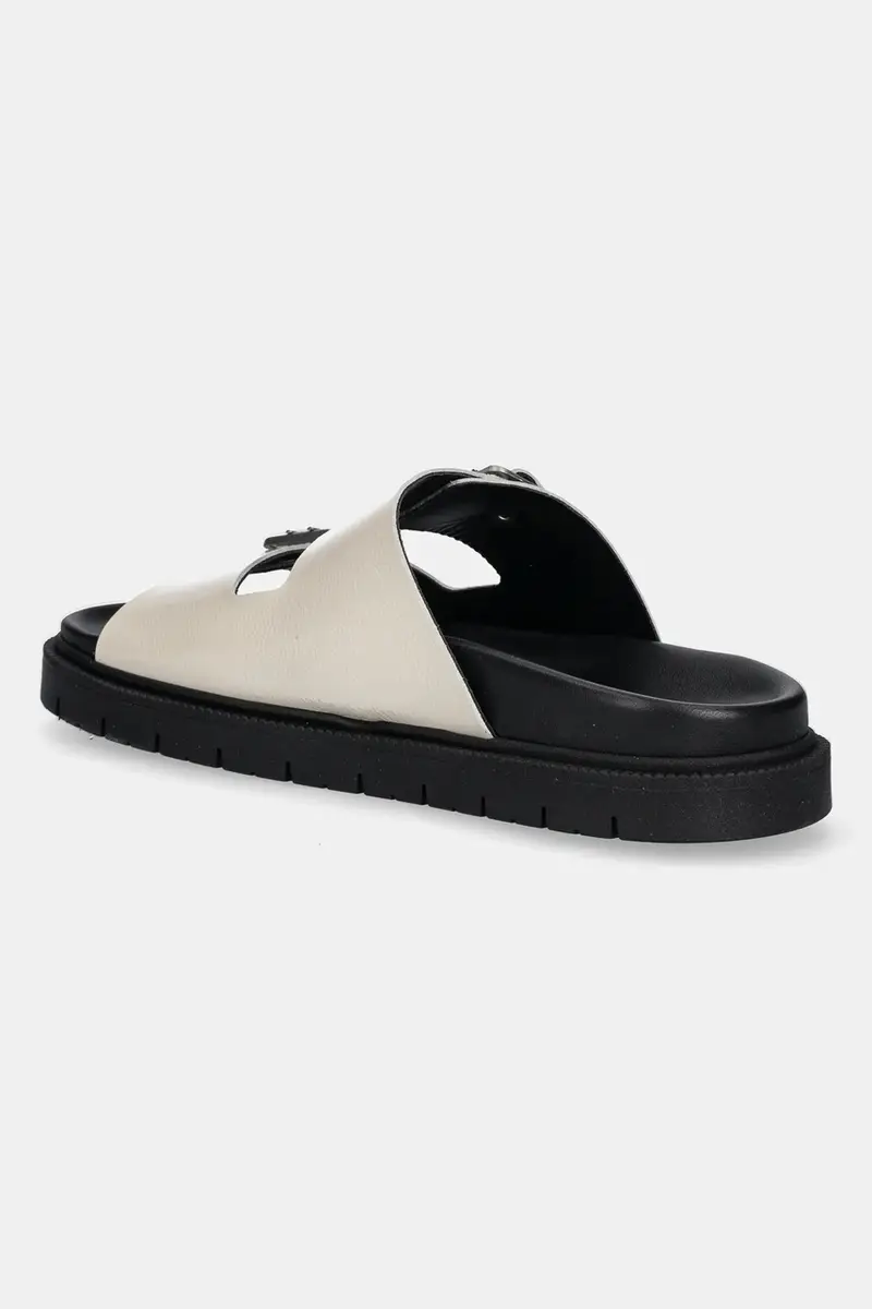 ciabatte slide in camoscio Suede donna colore beige CPH796 miniatura 3