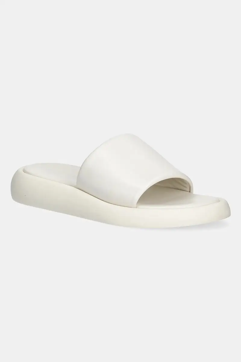 infradito in pelle Leather donna colore beige CPH773