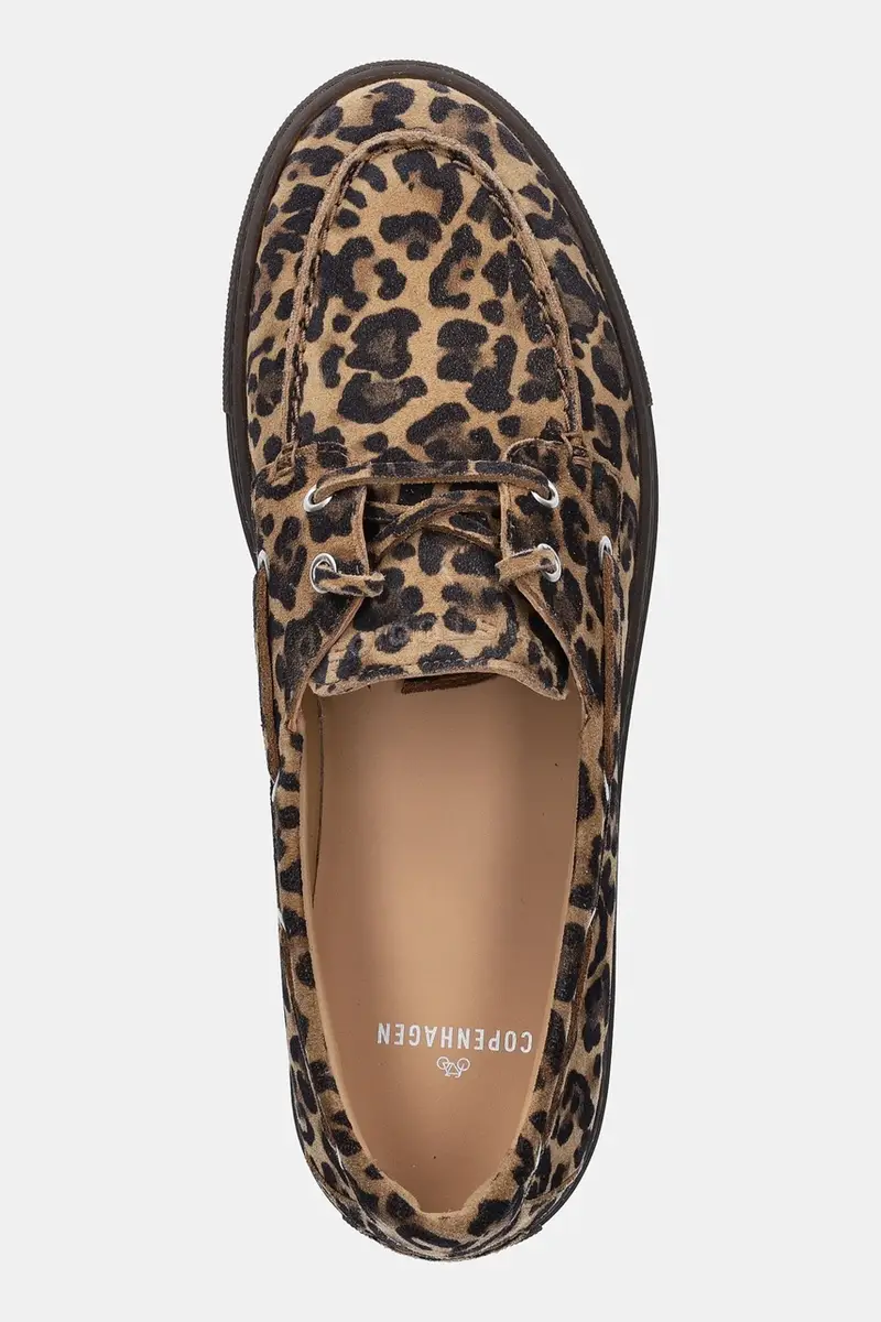 Copenhagen Mocassini Donna Marrone 3771512 miniatura 4