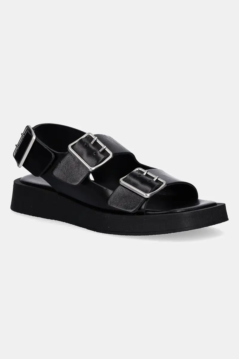 sandali in pelle CPH794 donna colore nero CPH794