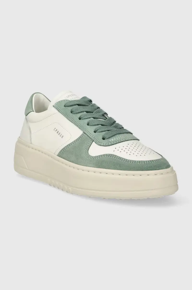 sneakers in pelle CPH77 colore verde miniatura 2