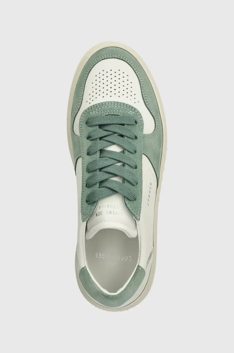 sneakers in pelle CPH77 colore verde miniatura 4