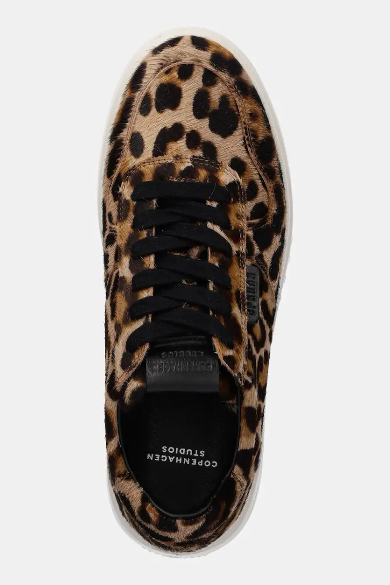 sneakers in pelle donna colore marrone CPH77 leo miniatura 4