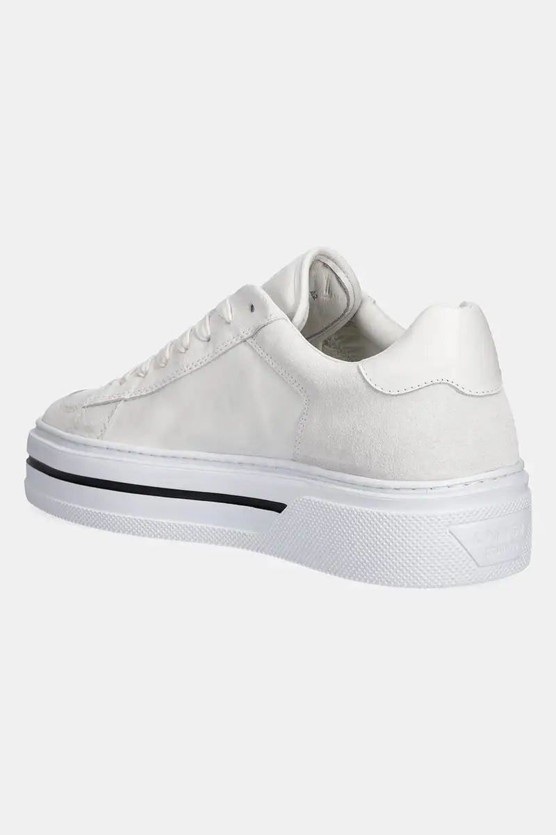 sneakers in pelle uomo colore bianco CPH181M miniatura 3