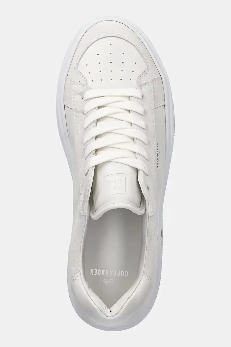 sneakers in pelle uomo colore bianco CPH181M miniatura 4