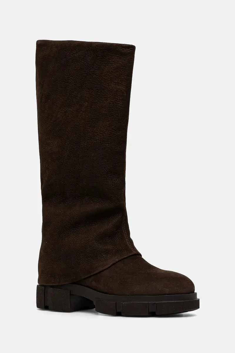 stivali in nubuck donna colore marrone CPH554 nabuc