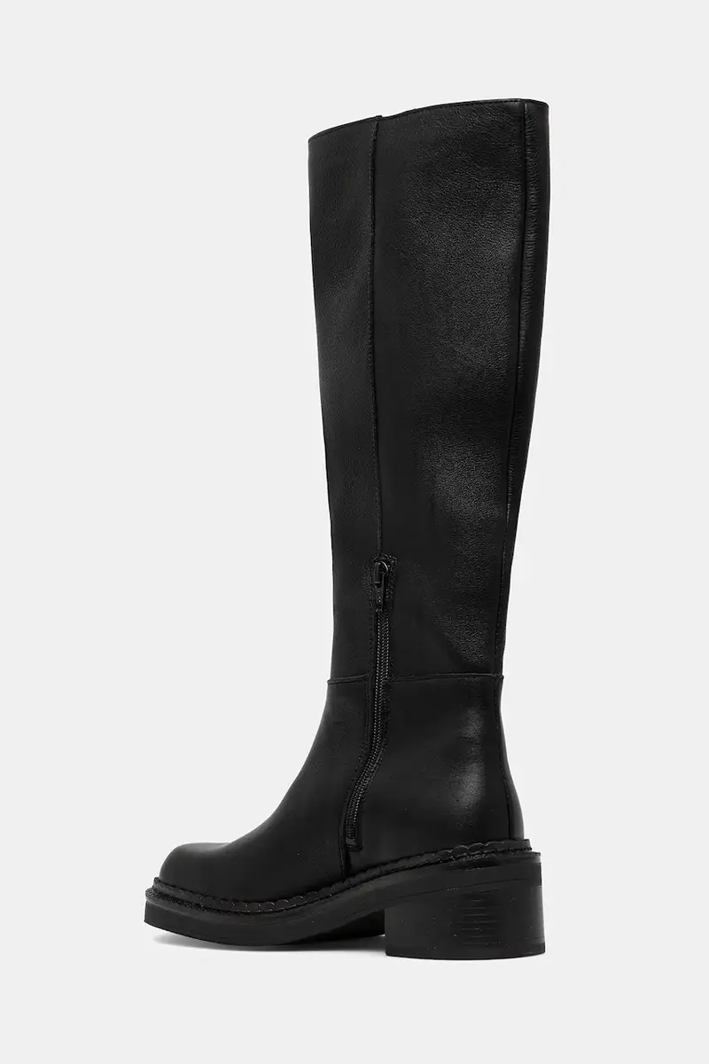 stivali in pelle donna colore nero CPH624 black miniatura 3