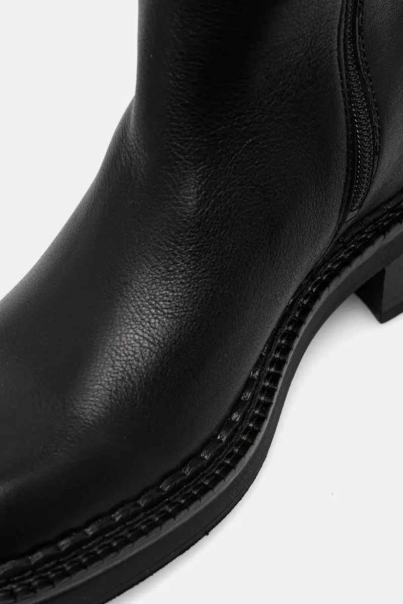 stivali in pelle donna colore nero CPH624 black miniatura 4