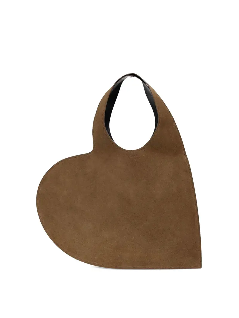 Borsa Tote Doppio Cuore Marrone