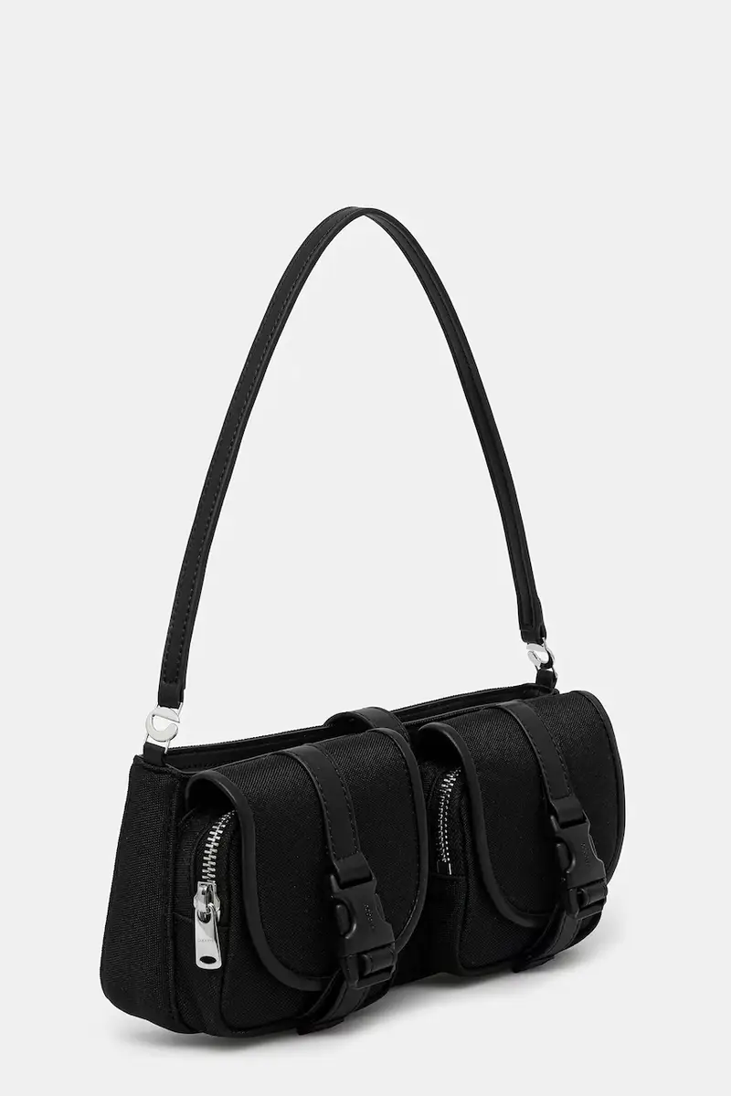 borsetta Cargo Baguette Nero miniatura 2