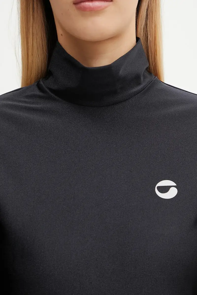 camicetta Second Skin Turtleneck Nero miniatura 4