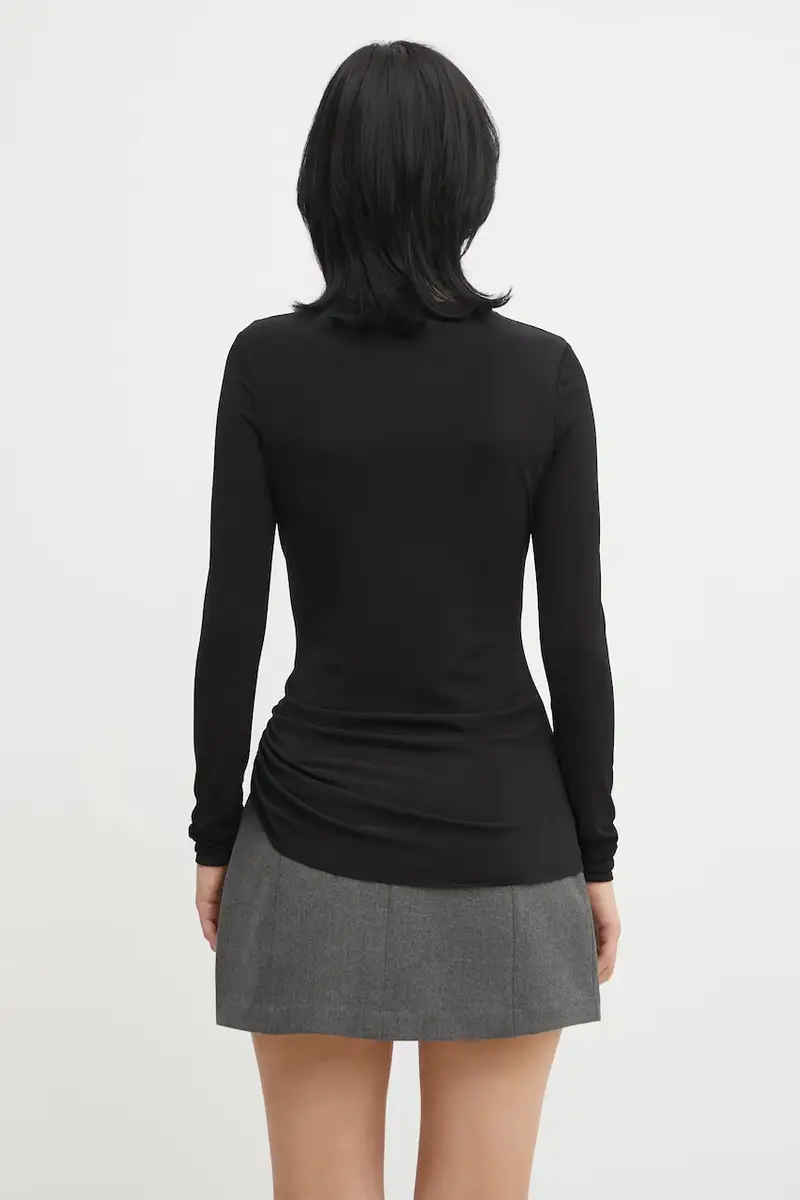 camicia a maniche lunghe Suspended colore nero COPT101F5022 miniatura 3