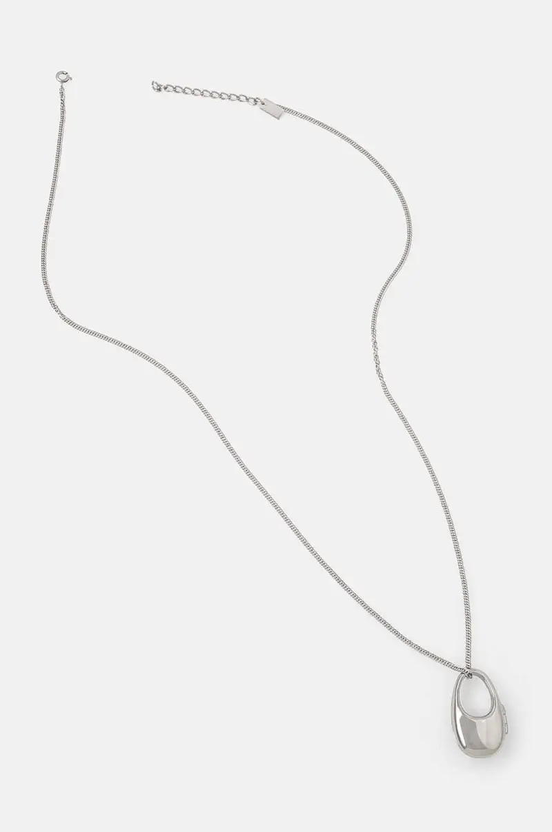 collana Locket Necklace COPBI12725 Argento