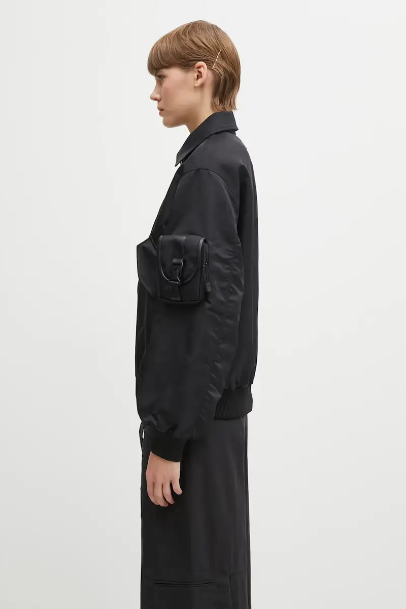 giacca Bomber colore nero COPBL32F3003 miniatura 2