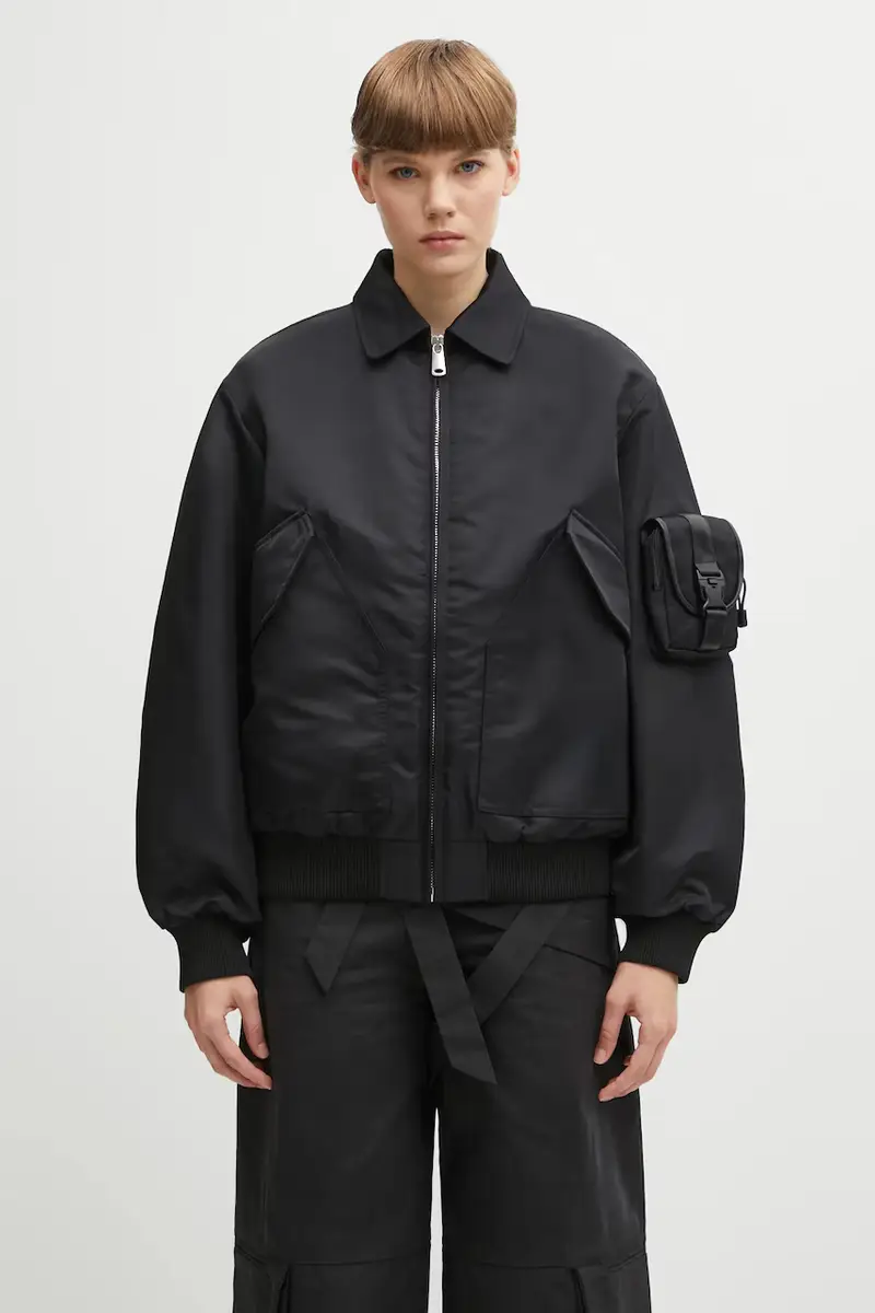 giacca Bomber colore nero COPBL32F3003