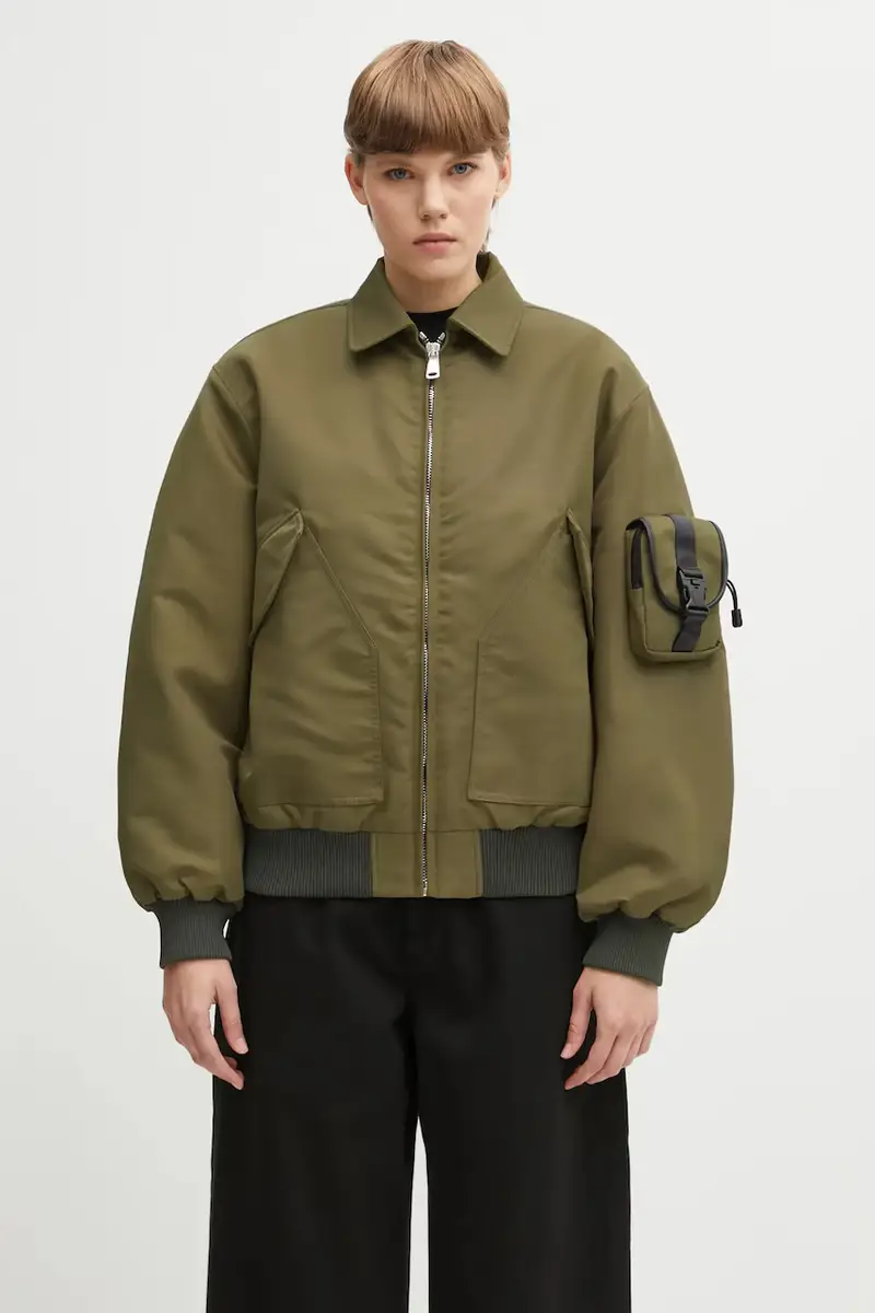 giacca Bomber colore verde COPBL32F3003