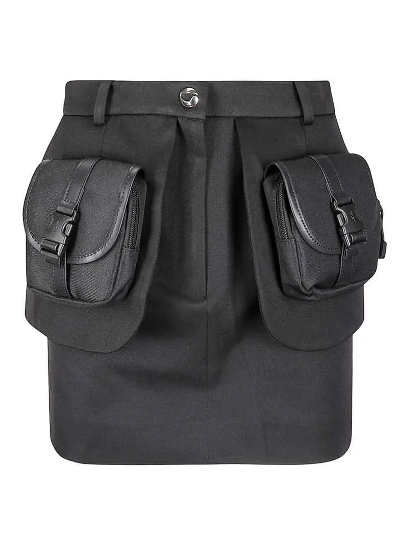 Gonna Dritta Basque Nero