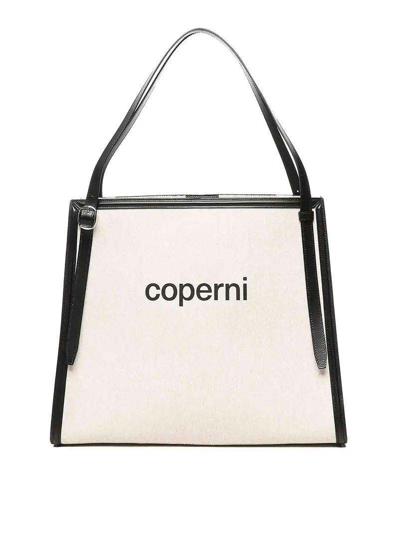 Logo Tote Bag Beige