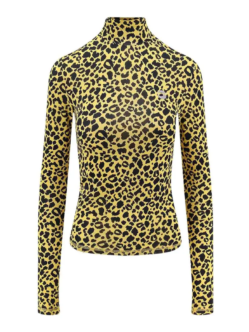 Maglia Seconda Pelle In Maglia Di Viscosa Color Carne E Neutri